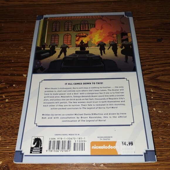 The Legend of Korra: Turf Wars Part Three Trade Paperback (Dark Horse Books) - Picture 2 of 3